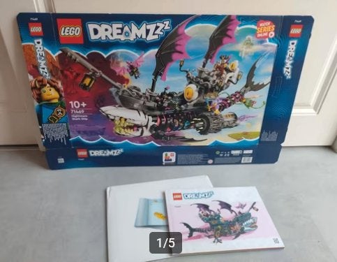 Lege doos en boekje set 71469 Dreamz, Nightmare Shark Ship, Ophalen of Verzenden, Zo goed als nieuw