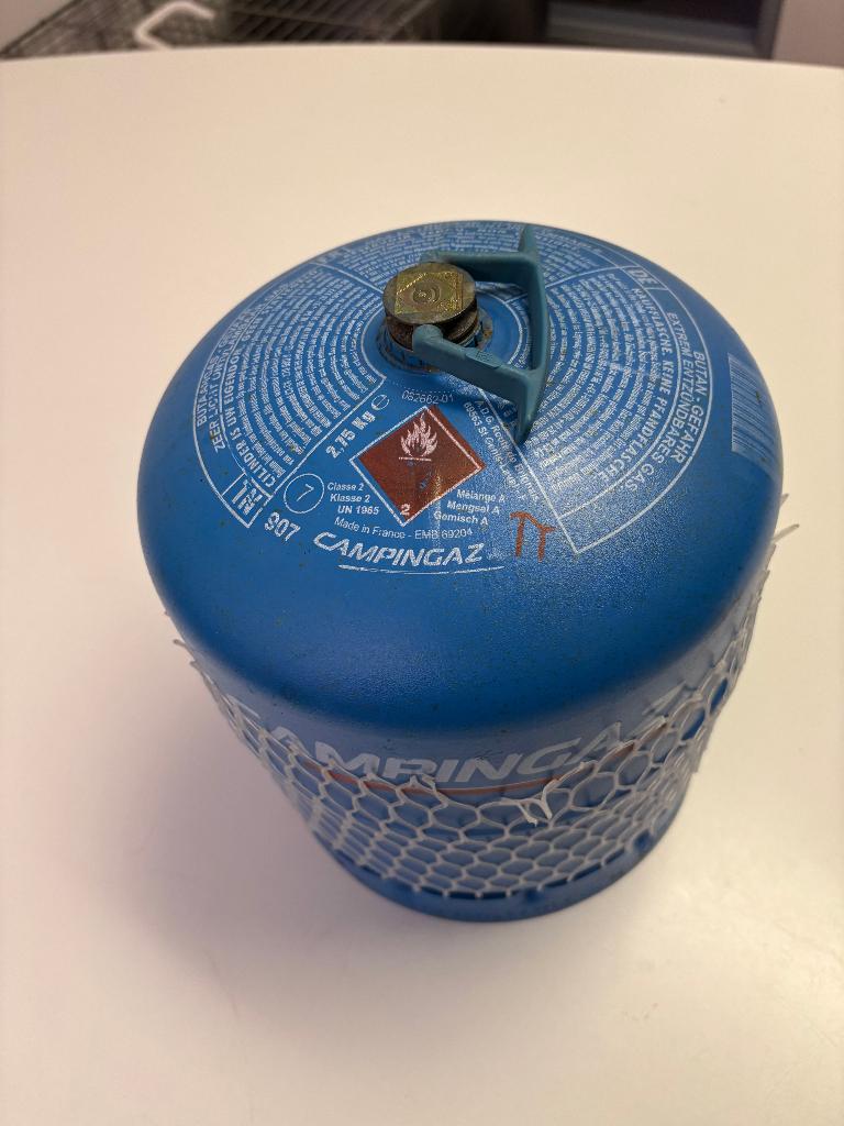 campinggasfles, Ophalen, Gebruikt