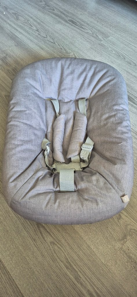 Newbornset trip trap stoel grijs., Ophalen, Gebruikt, Meegroeistoel