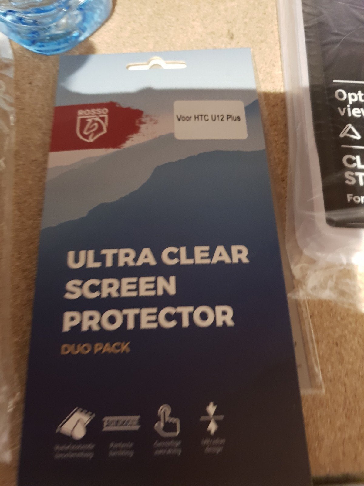 Rosso Ultra Clear Screenprotector Duo Pack voor HTC U12 Plus, Telecommunicatie, Mobiele telefoons | Hoesjes en Frontjes | HTC