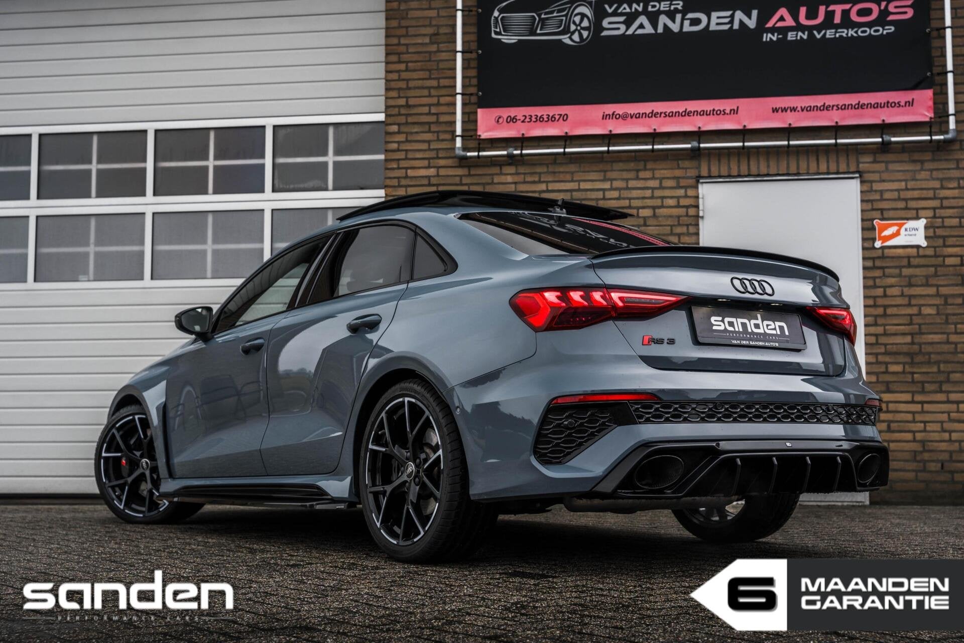 Audi RS3 2.5TFSI quattro|400pk|Pano|B&O|Alcantara|Maxton|LED, Auto's, Audi, Automaat, Dealer onderhouden, RS3, Bedrijf