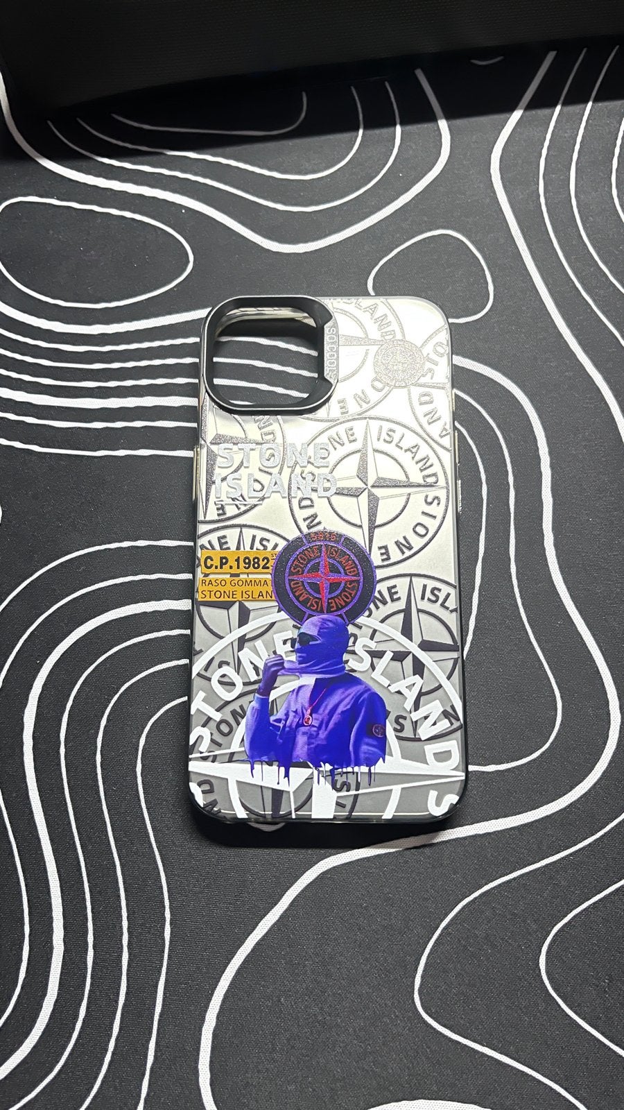 Stone Island iPhone Hoesje - Stijlvolle Bescherming, Kunststof, IPhone 13, Hoesje of Tasje, Ophalen of Verzenden