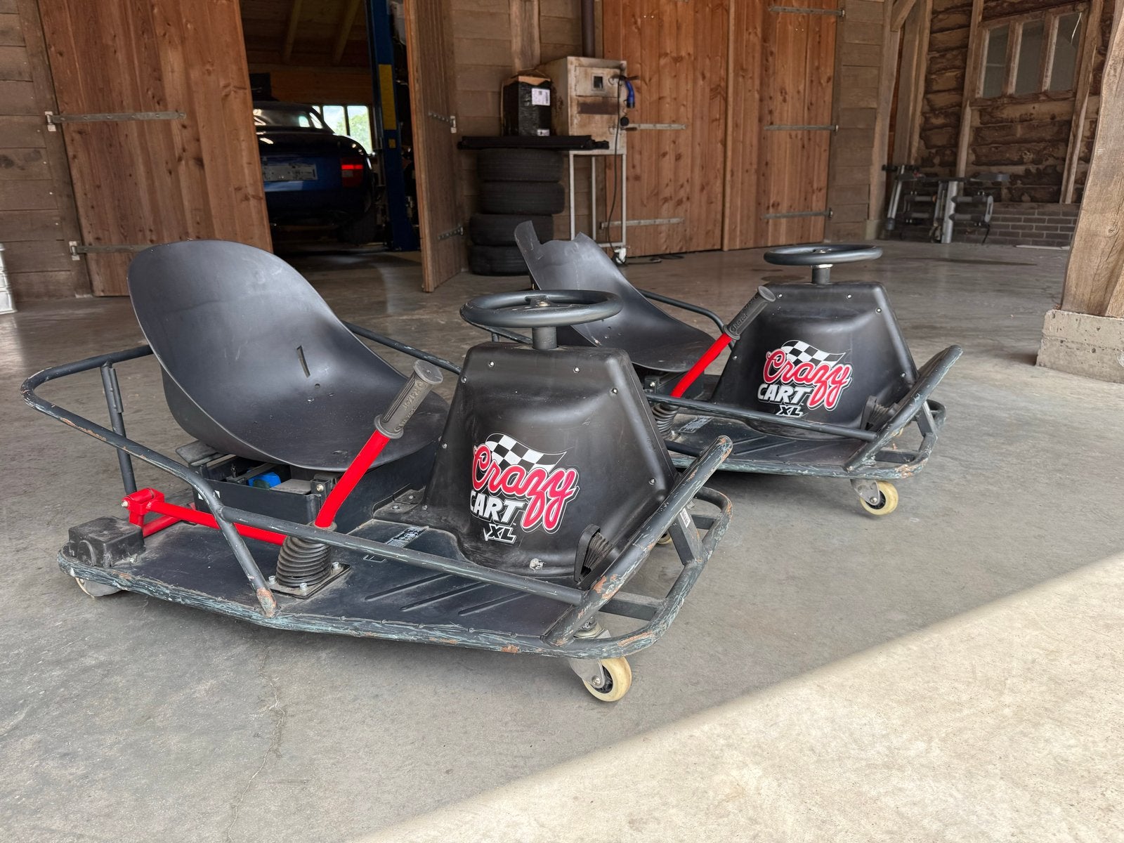 2x Crazy Kart XL met nieuwe accu en motor (36V), Ophalen, Gebruikt