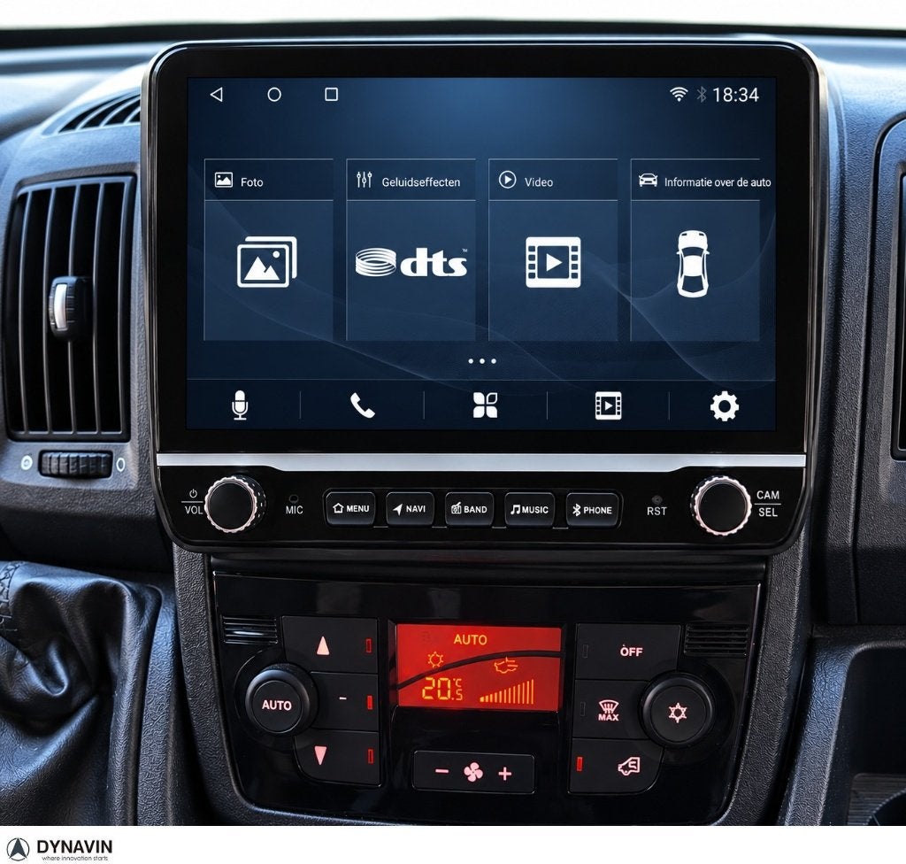 Fiat ducato 2006-2026 autoradio navigatie carplay android 16, Ophalen of Verzenden, Dynavin, Verkoop@inbouwnavigatie.com, Oberonweg 262 3208pg