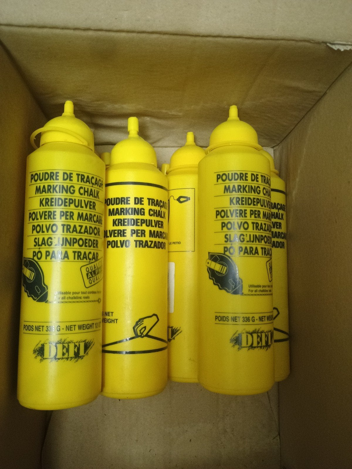 6x DEFI Slaglijnpoeder / Marking Chalk - Geel (Nieuw), Ophalen of Verzenden, Nieuw, Overige typen