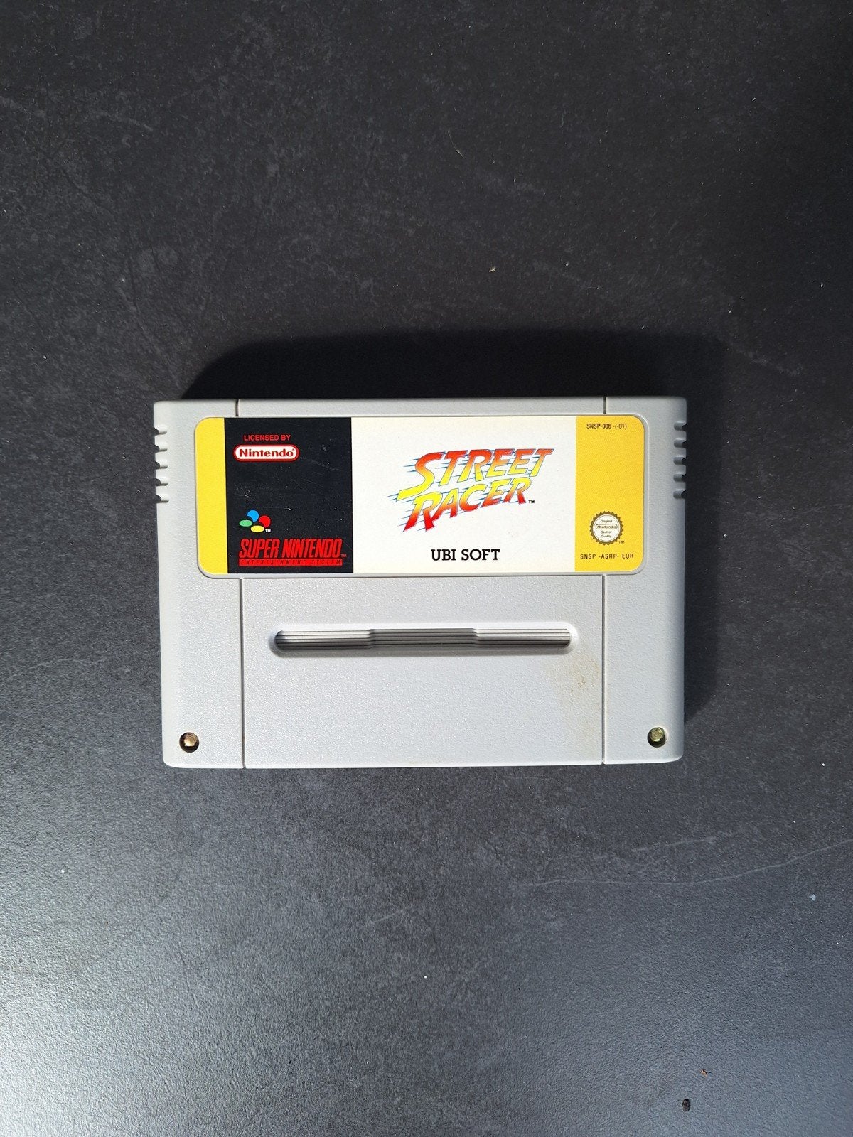 Street Racer Super Nintendo SNES Spel Cartridge Ubisoft, Spelcomputers en Games, Gebruikt, Racen en Vliegen, 2 spelers, Eén computer