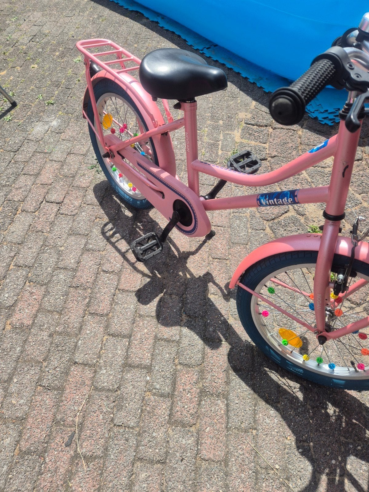 Roze kinderfiets 18 inch, Fietsen en Brommers, Fietsen | Kinderfietsjes, Gebruikt, 16 tot 20 inch, Terugtraprem, Ophalen