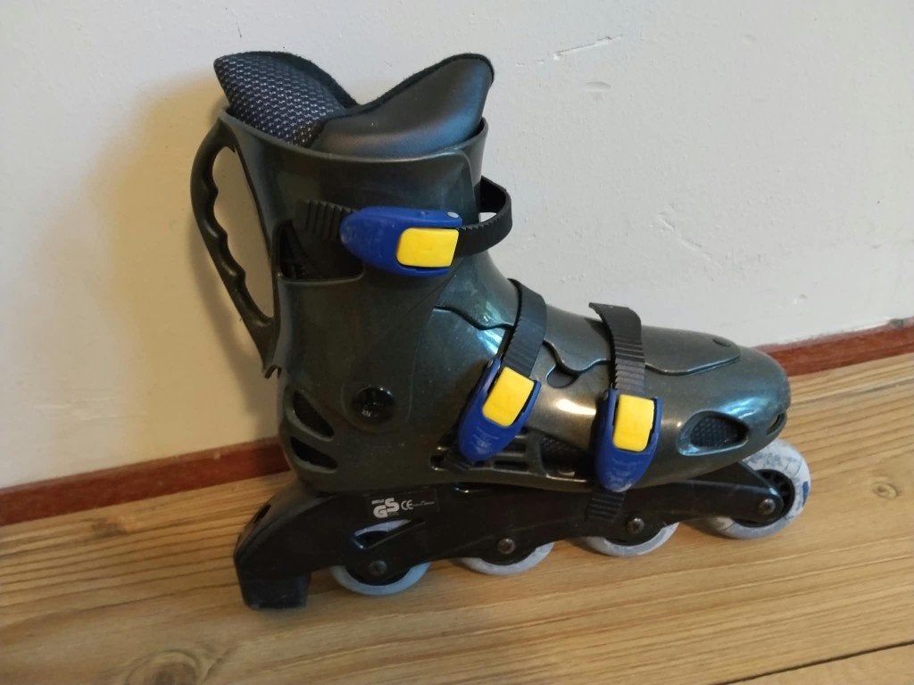 In line skates maat 41 met gratis beschermers, Gebruikt, Heren, Inline skates 4 wielen, Ophalen