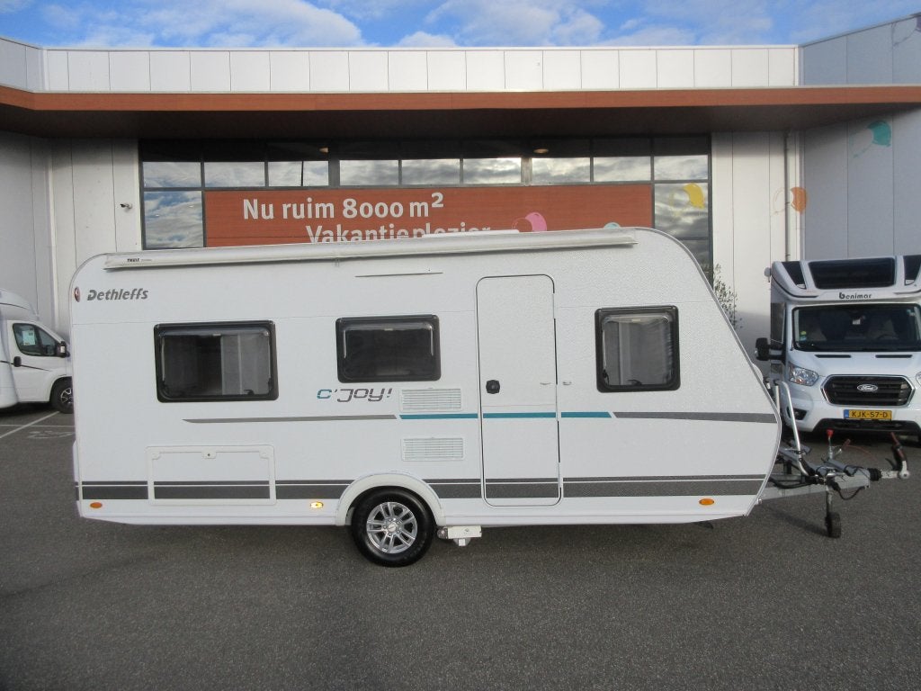 Dethleffs C'Joy 460 LE LICHTGEWICHT/LOSSE BEDDEN, Caravans en Kamperen, 2 aparte bedden, Fietsenrek, Dethleffs, Overige
