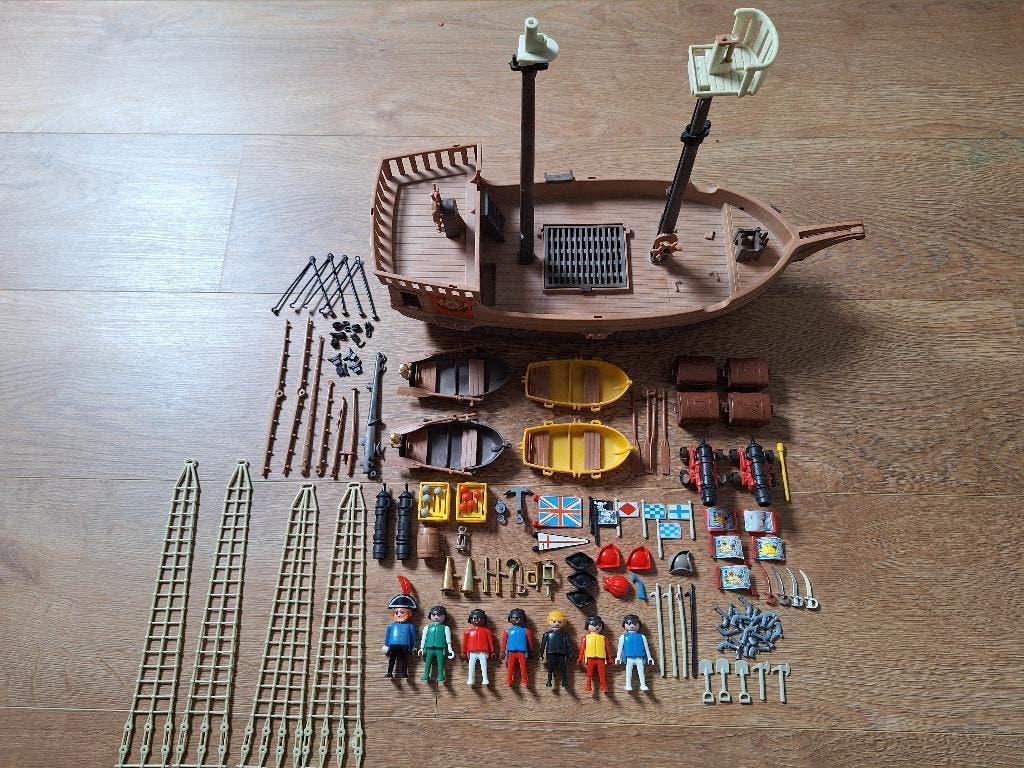 Playmobil Piratenschip 3550, Ophalen of Verzenden, Gebruikt, Los playmobil
