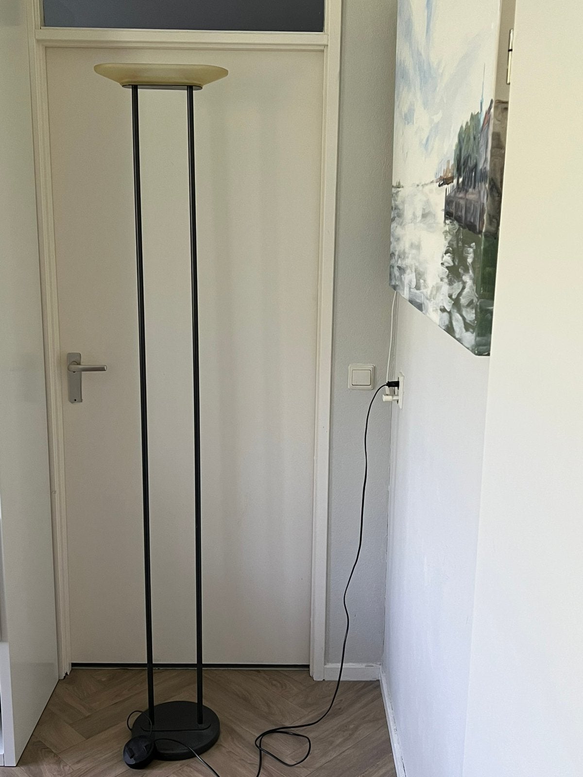 Italiaanse design vloerlamp, gebruikt, Ophalen, Zo goed als nieuw, 150 tot 200 cm