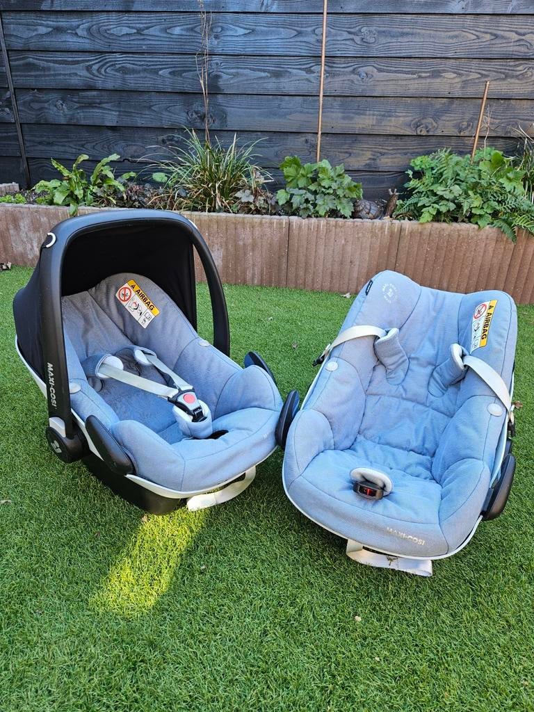 1x Maxi-Cosi Pebble Pro i-Size autostoeltje blauw, Ophalen, Gebruikt, Isofix, 0 t/m 13 kg