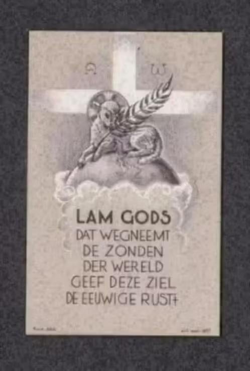 Bidprentje Stadskanaal 's Gravenhage Rekers., Ophalen of Verzenden, Bidprentje