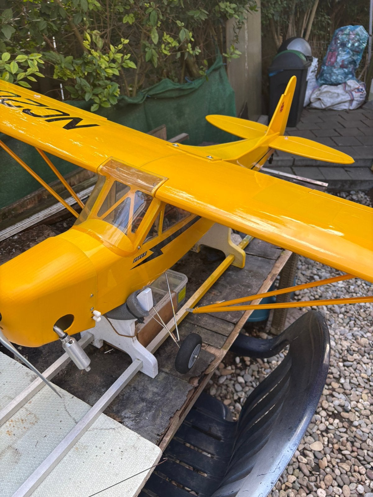 Piper cub hangar 9, Ophalen, Zo goed als nieuw, Nitro
