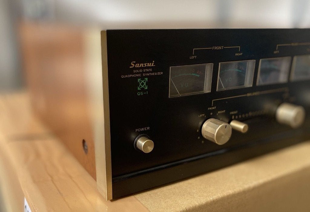 Sansui QS-1, Overige merken, Ophalen of Verzenden, Minder dan 60 watt, Gebruikt
