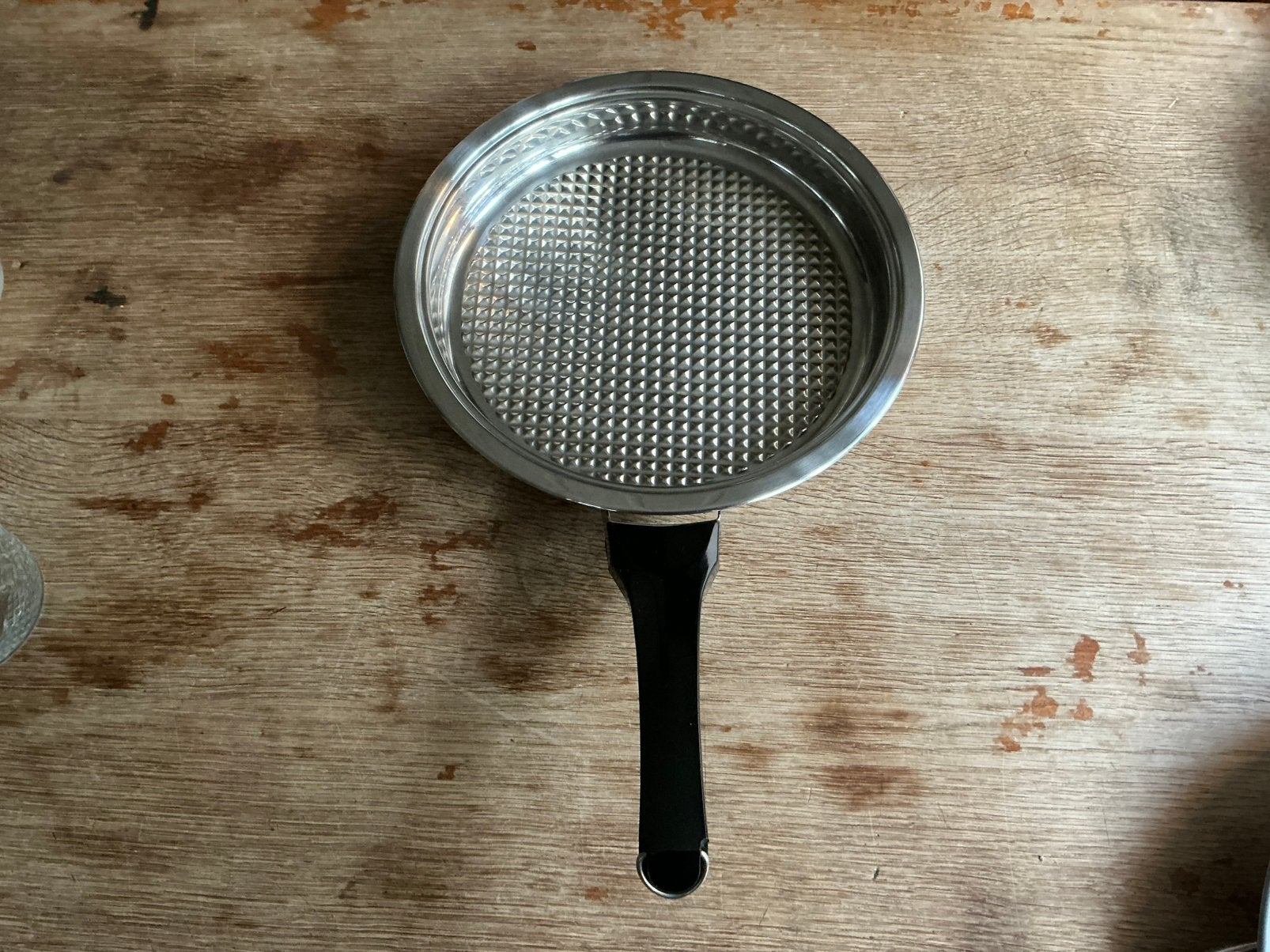 AMC grillpan, Ophalen of Verzenden, Zo goed als nieuw, Rvs