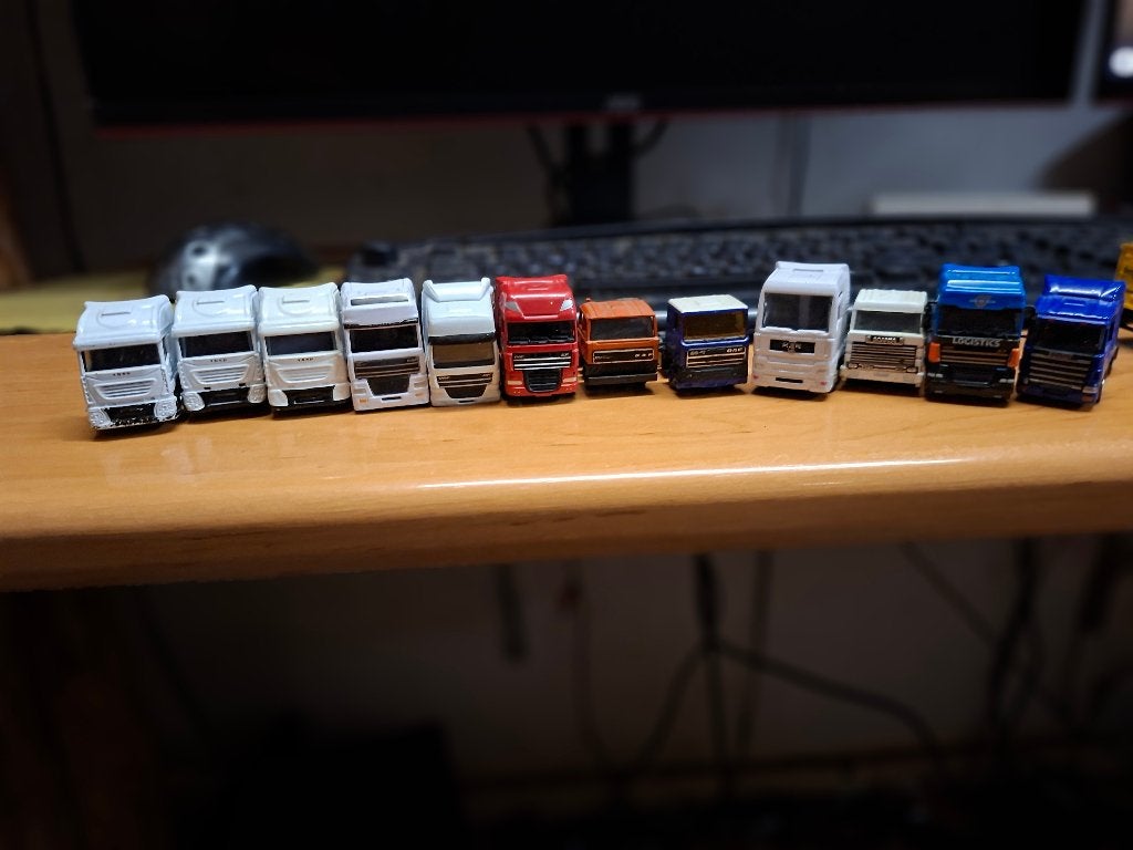 12 x metalen trekker, Ophalen of Verzenden, Bus of Vrachtwagen