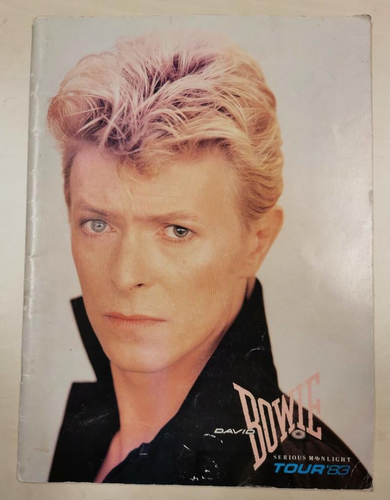 David Bowie Serious Moonlight Tour '83 Tour book, Ophalen of Verzenden, Gebruikt, Boek, Tijdschrift of Artikel