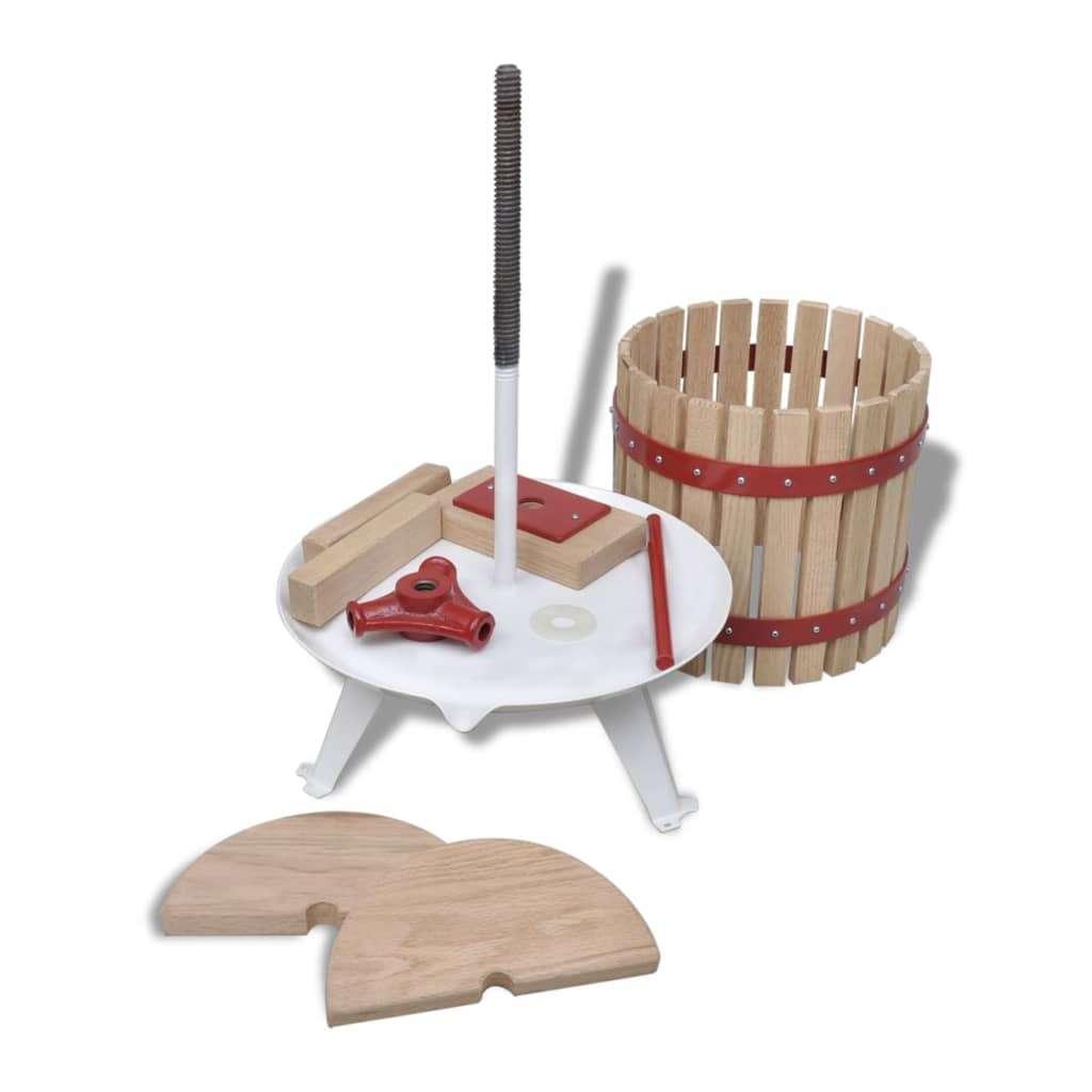 Fruitpers wijnpers juicer pers 6 Liter RVS GRATIS BEZORGD!, Huis en Inrichting, Nieuw, Ophalen of Verzenden, Nvt, Nvt