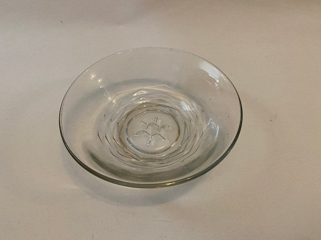 Art Deco Copier Leerdam Pijnschaaltje Pineschaaltje, Gebruikt, Ophalen of Verzenden, Overige stijlen, Glas