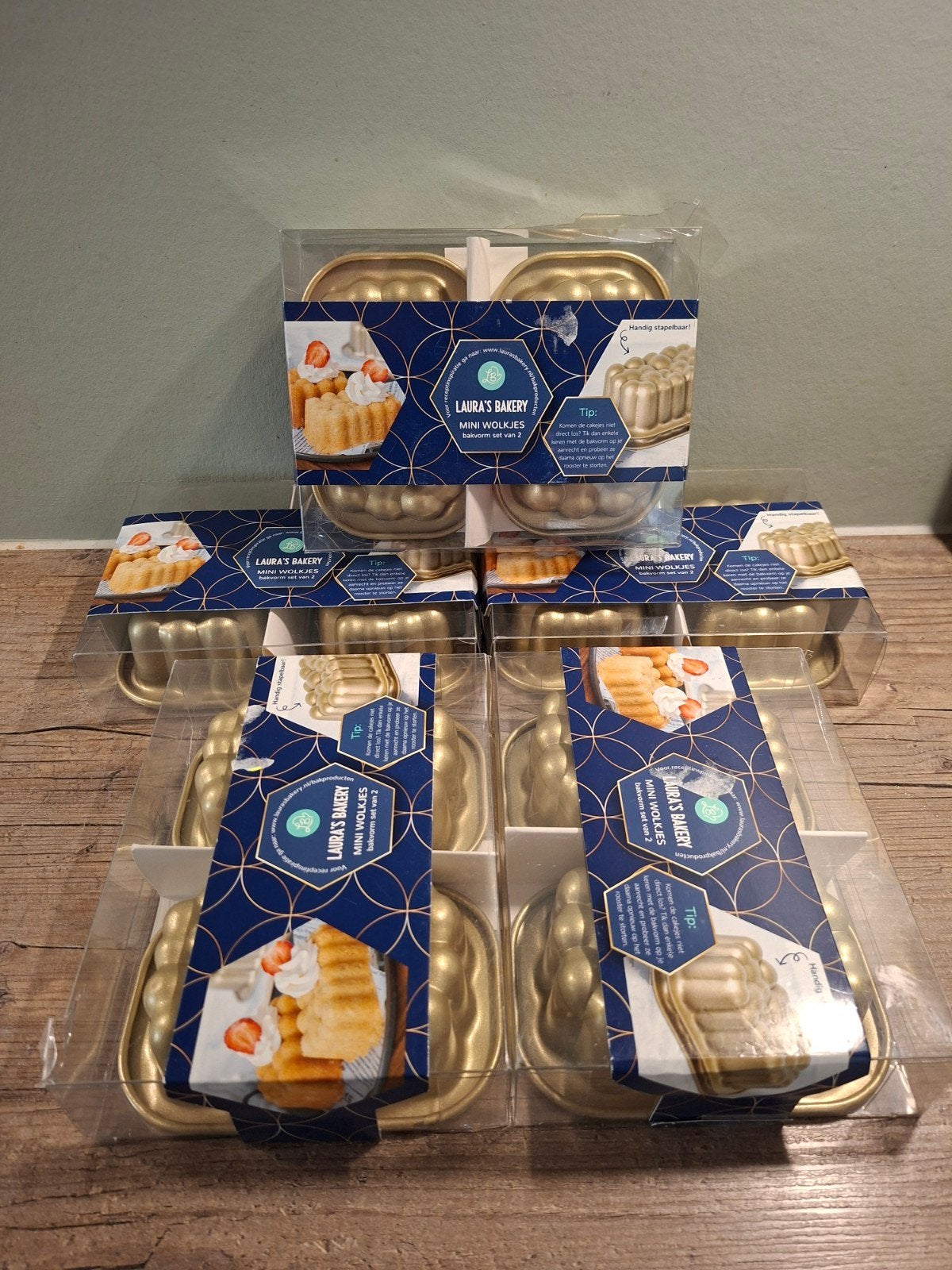 Laura's Bakery bakvormpjes wolken., Ophalen of Verzenden, Nieuw