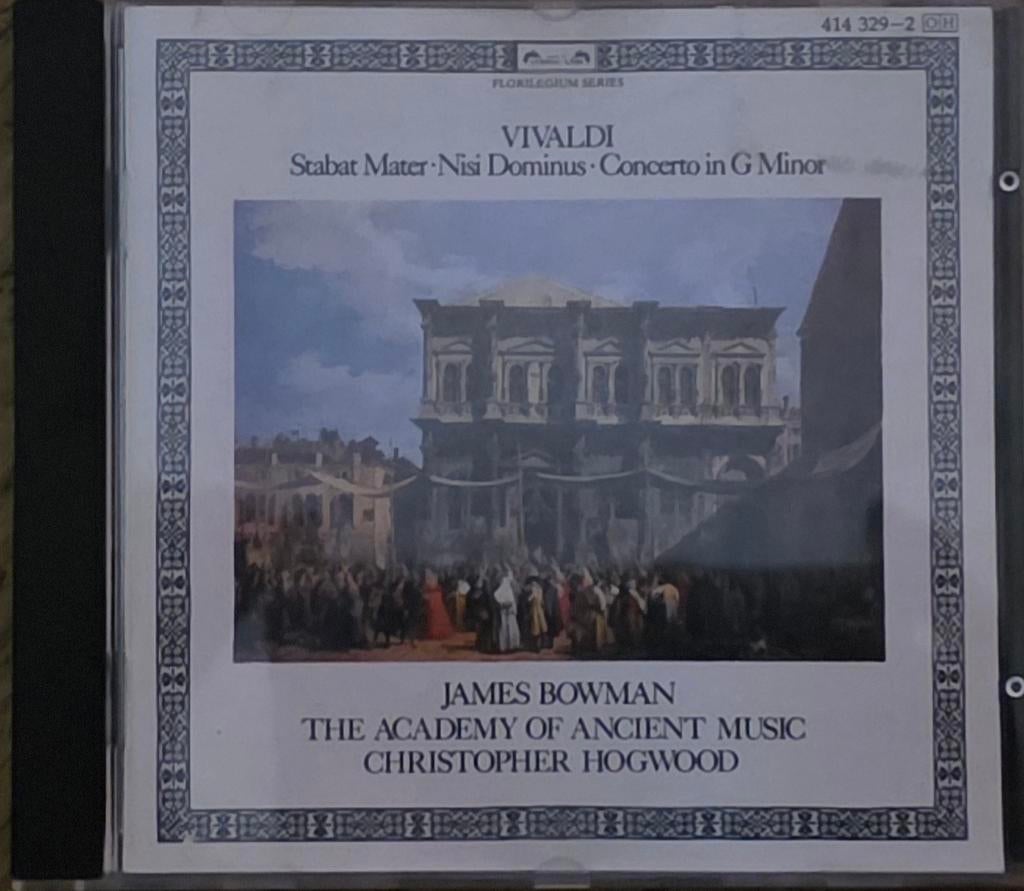 Vivaldi - Stabat Mater, Nisi Dominus, Conc. in g - Hogwood, Ophalen of Verzenden, Barok, Zo goed als nieuw, Orkest of Ballet