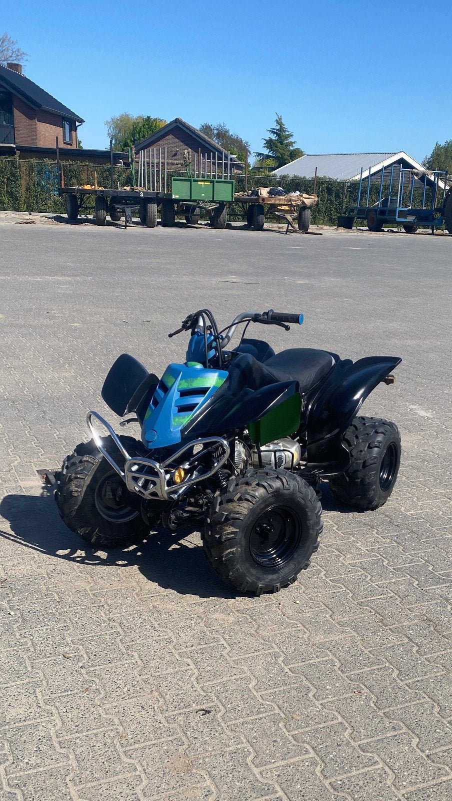 Qaud 80cc stoer ding. Ruilen mogelijk.  yamaha, Fietsen en Brommers, Ophalen, Velgrem, Overige typen, Zo goed als nieuw