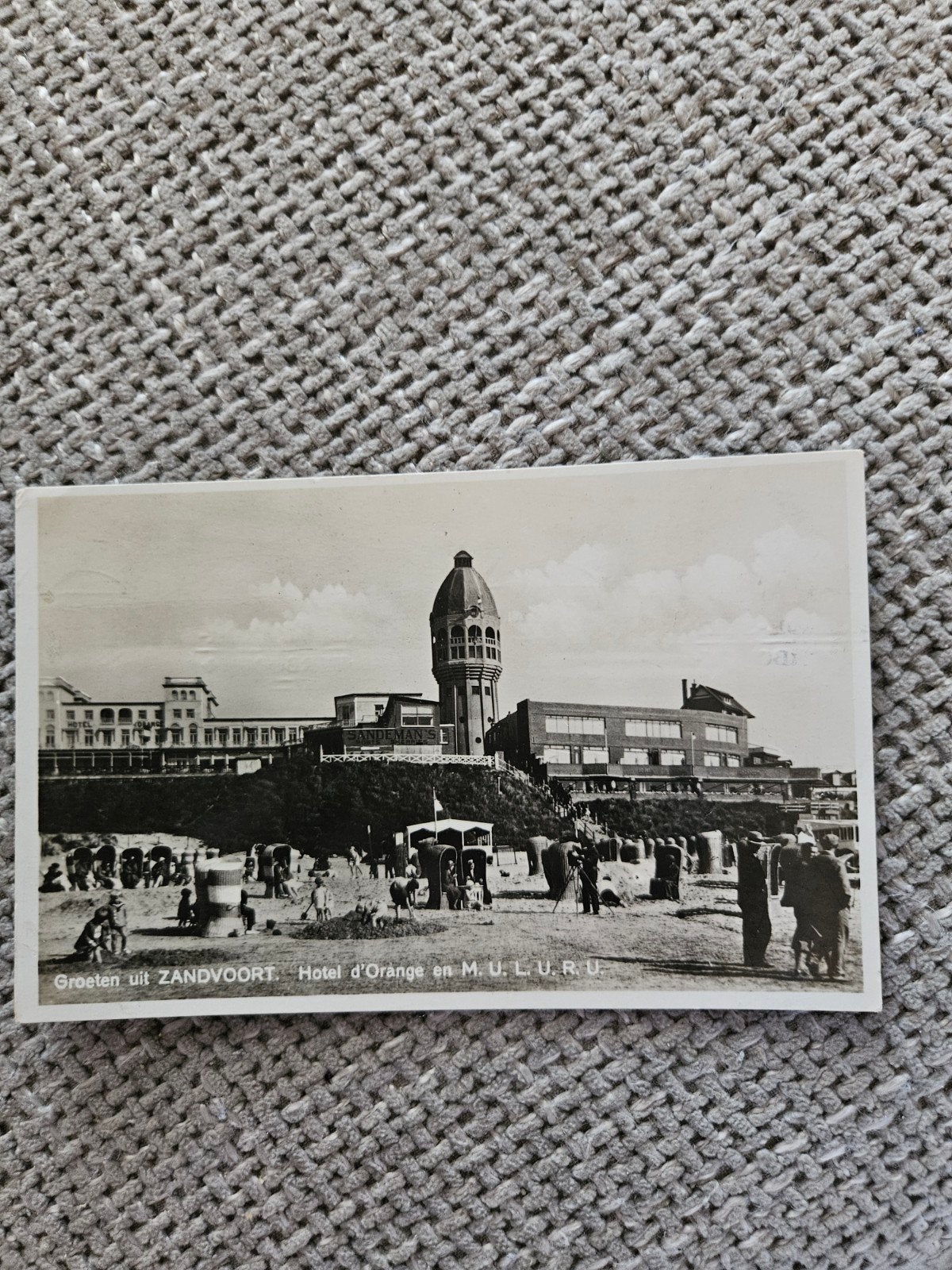 Zandvoort: Hotel d'Orange en M.U.L.U.R.U., Ophalen of Verzenden, Voor 1920, Gelopen, Noord-Holland