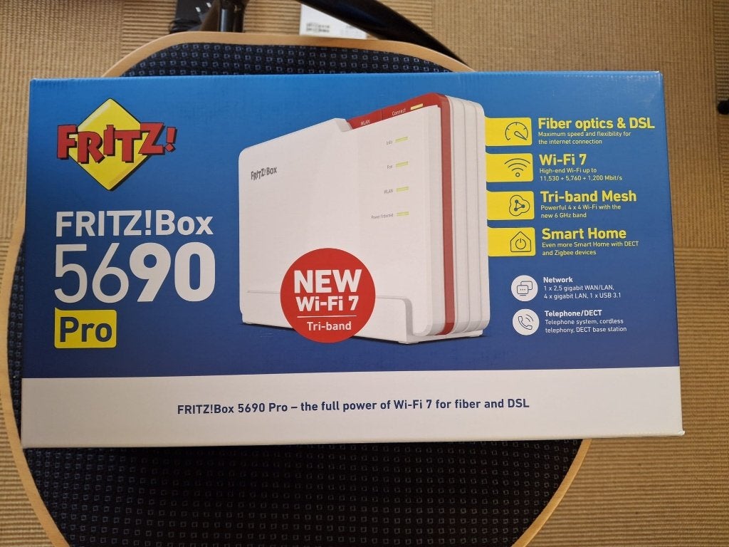 FRITZ!Box 5690 Pro, Computers en Software, Routers en Modems, Ophalen, Nieuw, Router met modem, Fritzbox