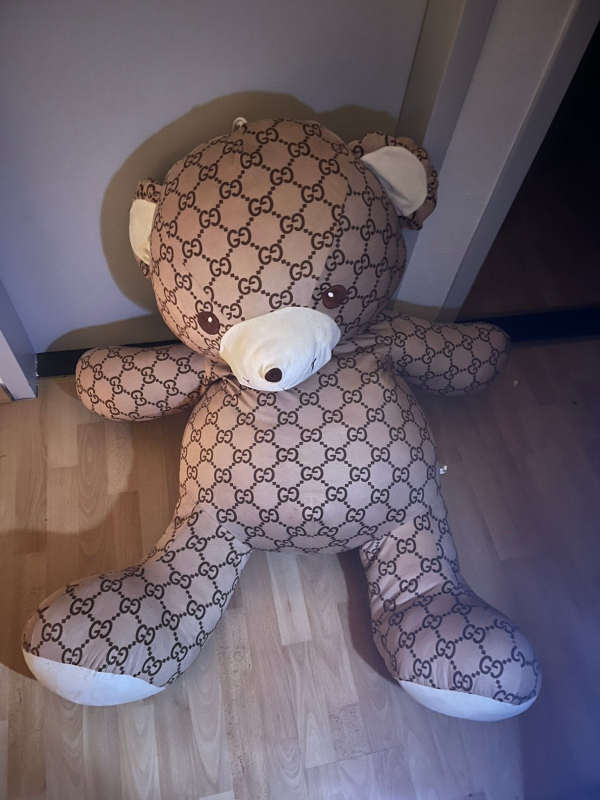 Mega gucci teddy bear, Ophalen, Zo goed als nieuw, Beer