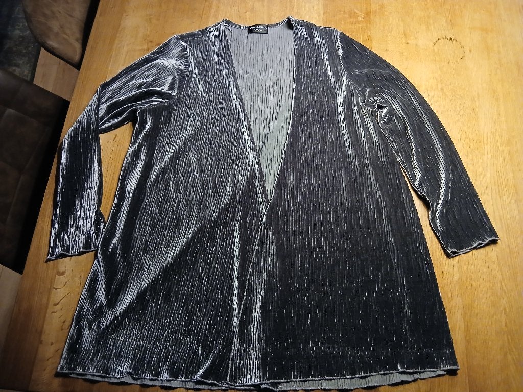 Zilvergrijs vest maat 44, Ophalen of Verzenden, Zo goed als nieuw, Maat 42/44 (L)