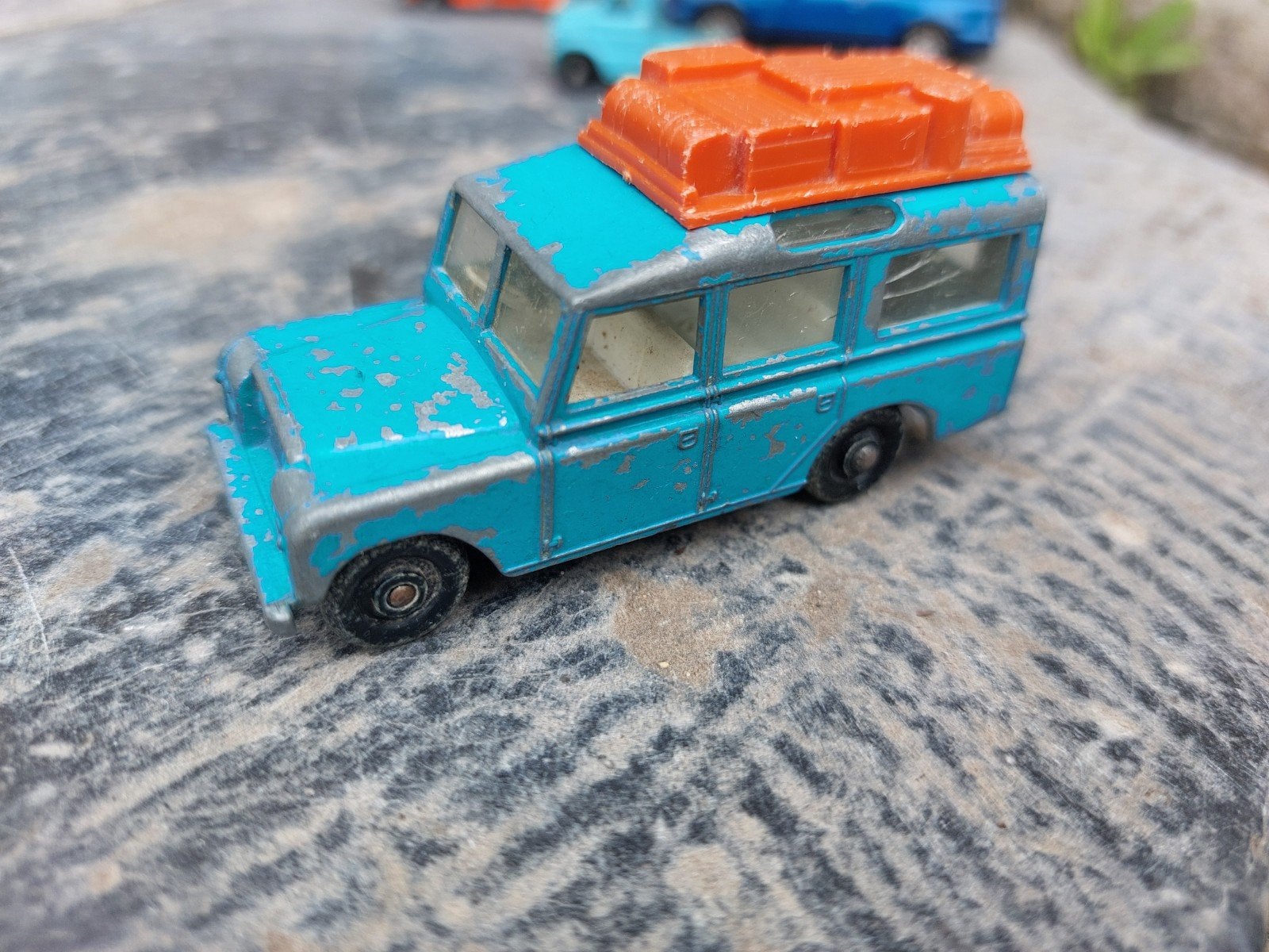 Matchbox Land Rover Safari No. 12 - Vintage Speelgoedauto, Overige merken, Gebruikt, 1:50 of kleiner, Auto