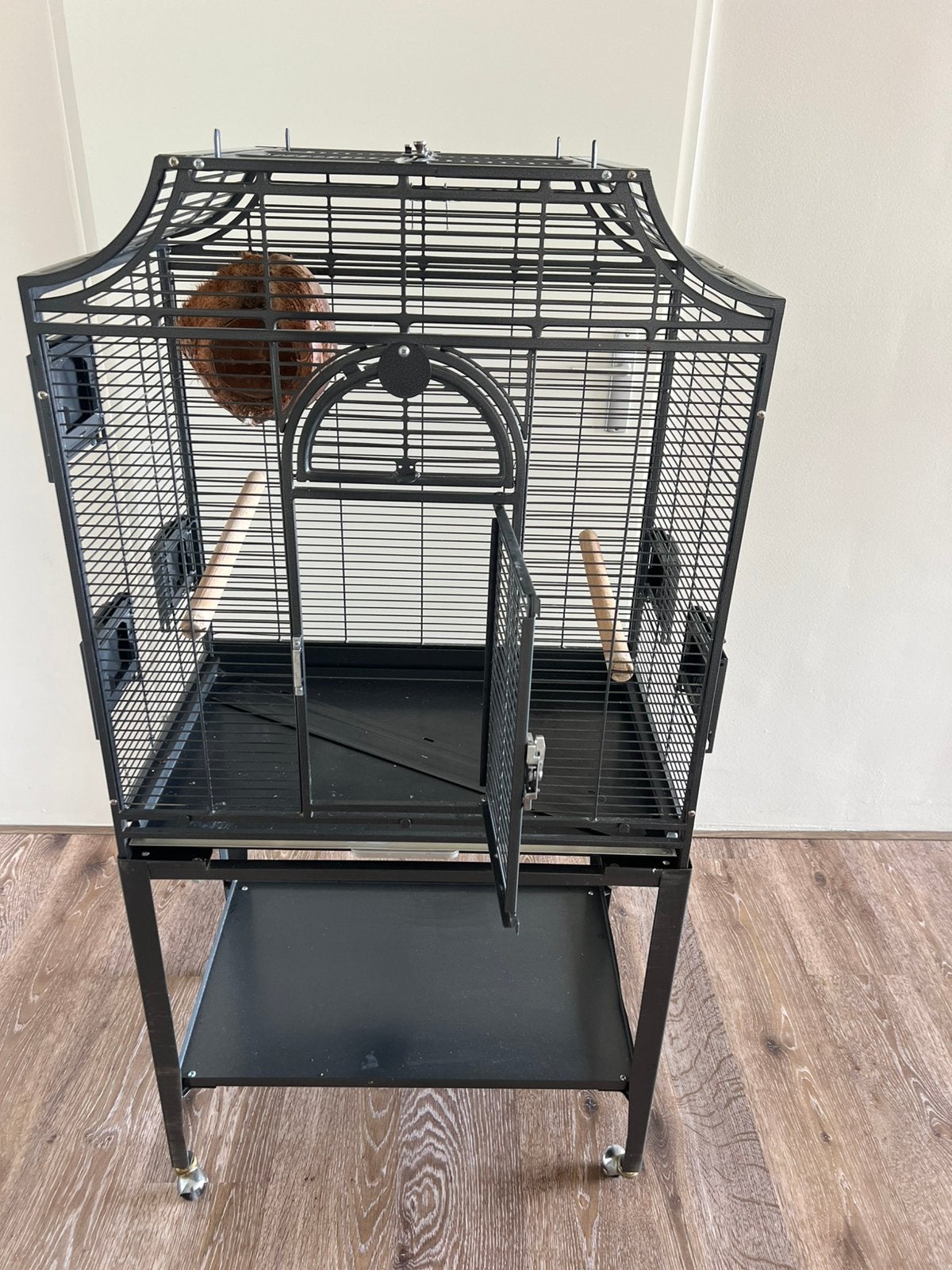 Vogel kooi, Dieren en Toebehoren, Vogels | Hokken en Kooien, Ophalen, Zo goed als nieuw, Metaal, Vogelkooi