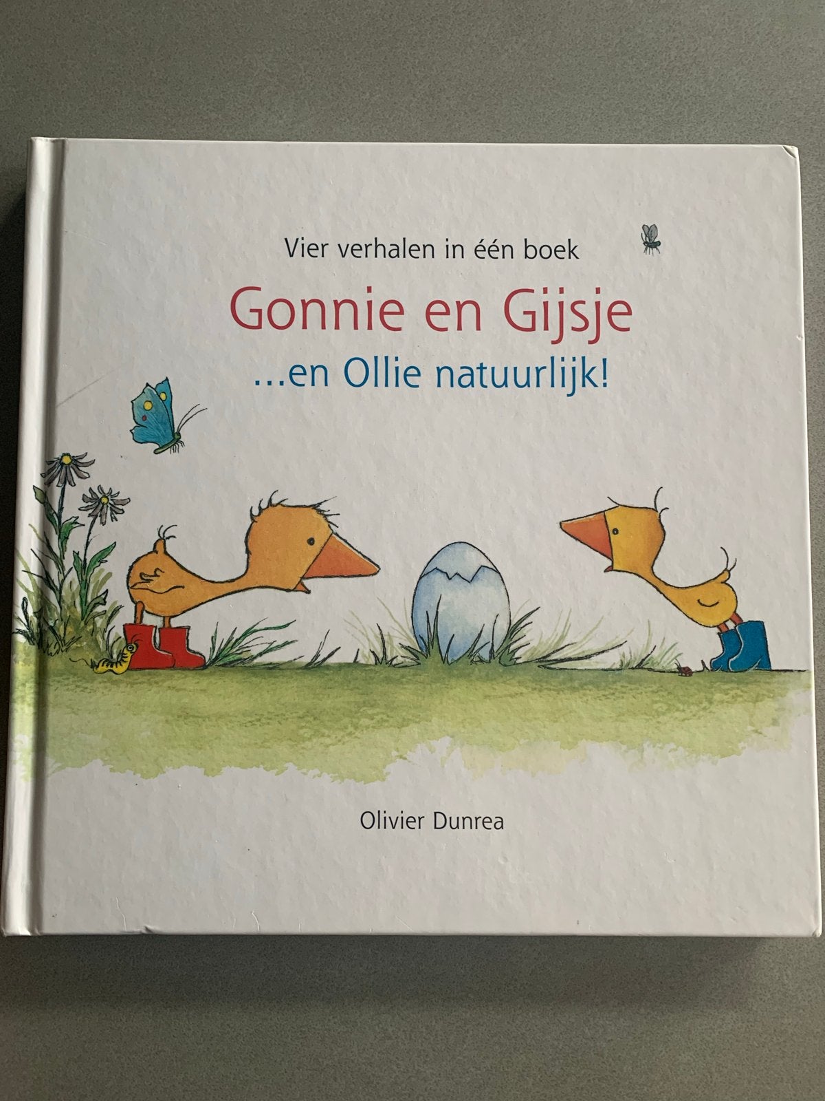 Kinderboek: Gonnie en Gijsje - Olivier Dunrea, Ophalen, Zo goed als nieuw, 0 tot 6 maanden