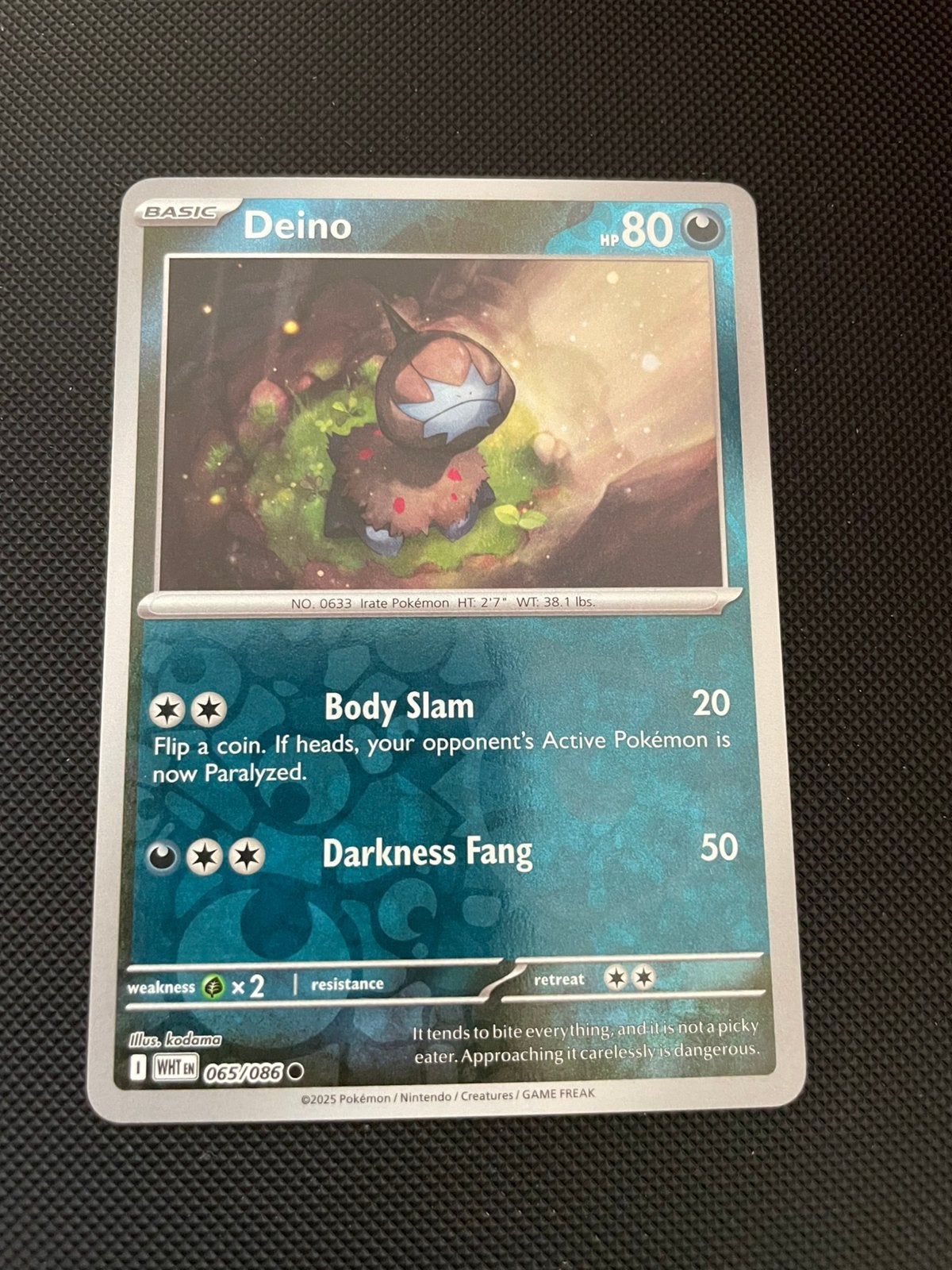 Deino 065/086 Reverse Holo White Flare Packfresh, Verzenden, Zo goed als nieuw