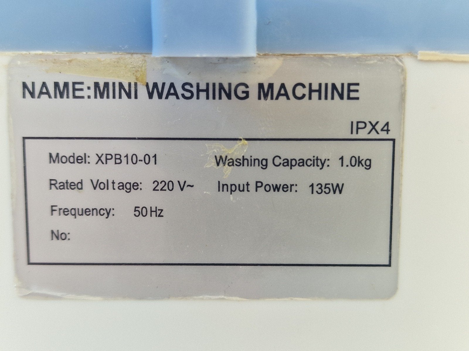 Miniwasmachine / campingwasmachine, Witgoed en Apparatuur, Wasmachines, Minder dan 4 kg, Ophalen, Minder dan 1200 toeren, Minder dan 85 cm