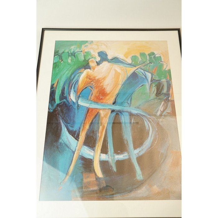 # Bernadette Leijdekkers originele zeefdruk of litho 388/400, Ophalen, Zeefdruk