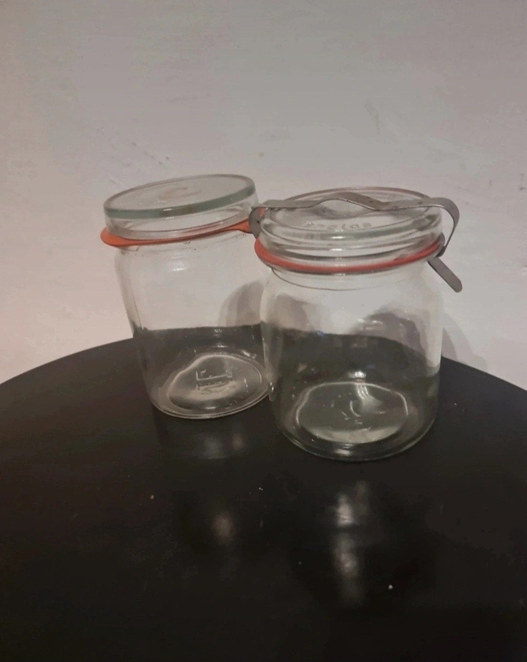 Vintage Leerdam en IMA glazen weck potten, Ophalen of Verzenden