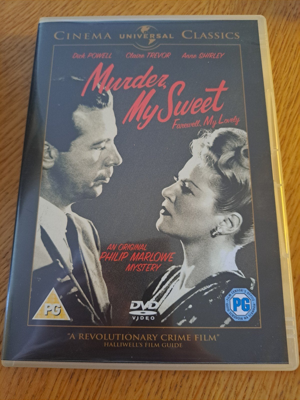 Murder, my sweet DVD, Cd's en Dvd's, Dvd's | Klassiekers, Ophalen of Verzenden, Zo goed als nieuw