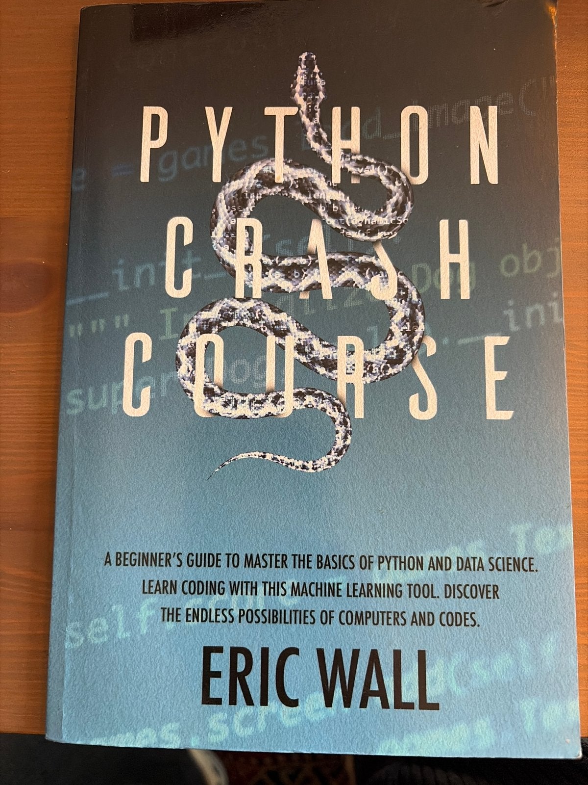 Python Crash Course - Leer programmeren en data science, Ophalen of Verzenden, Zo goed als nieuw, Programmeertaal of Theorie