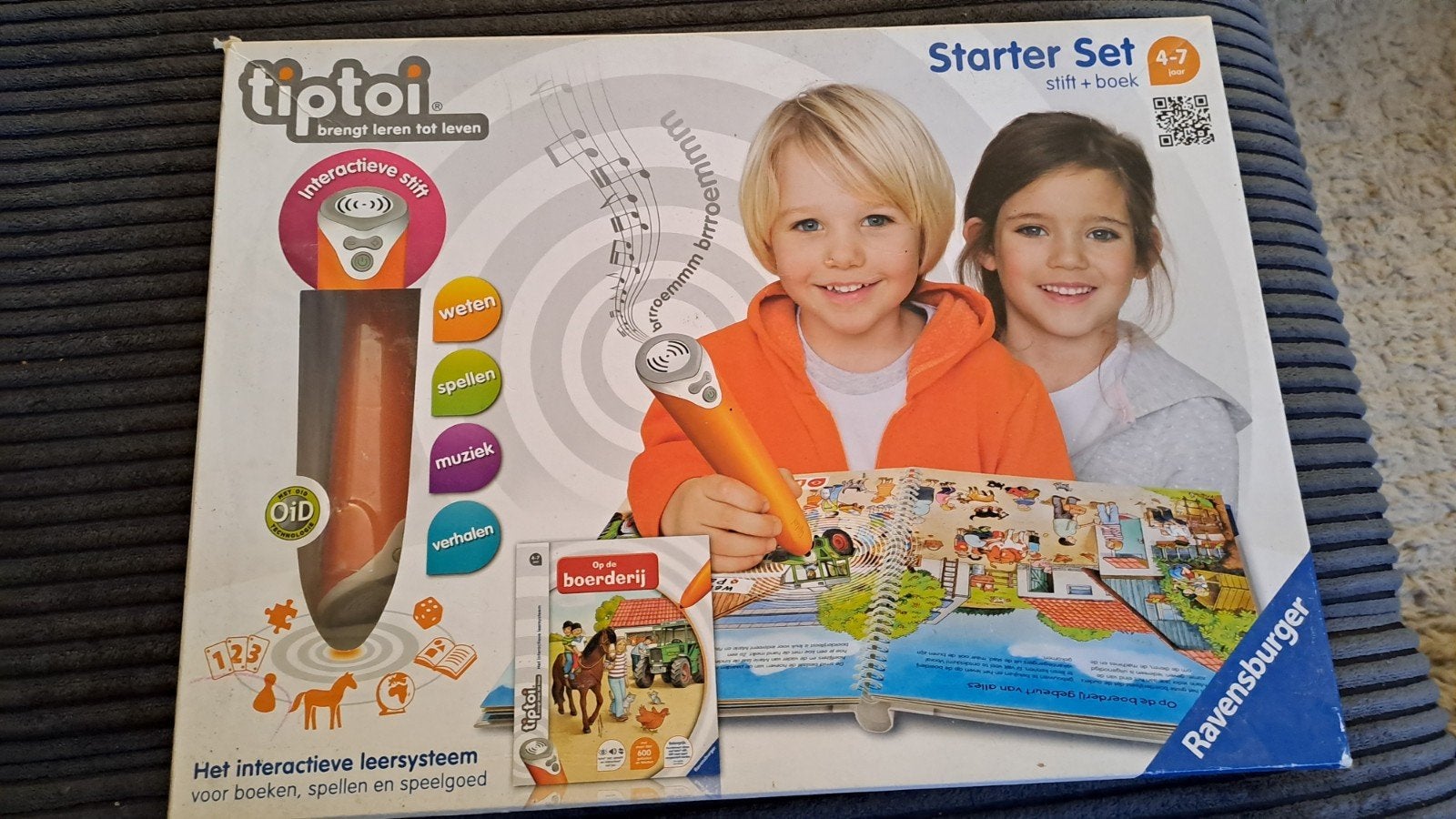 zgan Tiptoi Starter Set met Extra's: Boekjes, Quizzen & Spel, Ophalen of Verzenden, Gebruikt, Taal en Lezen, Met geluid