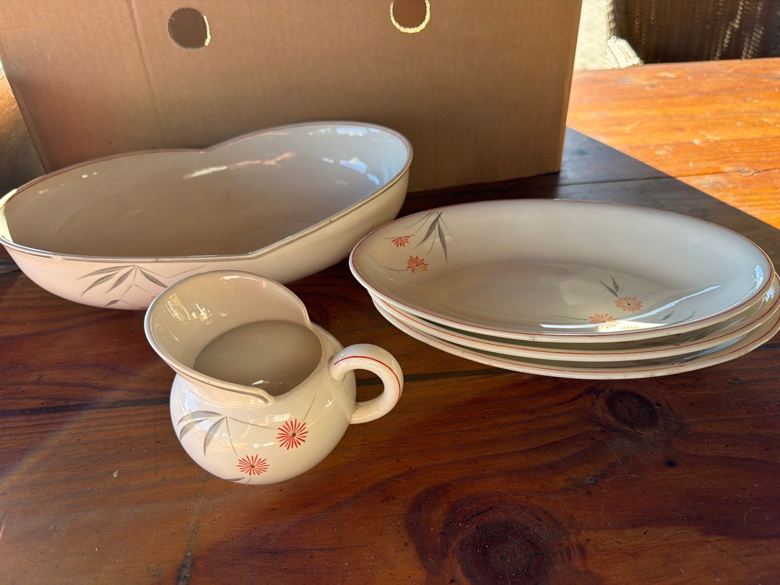 Vintage Dresden Saxony A170 Servies Set, Ophalen of Verzenden