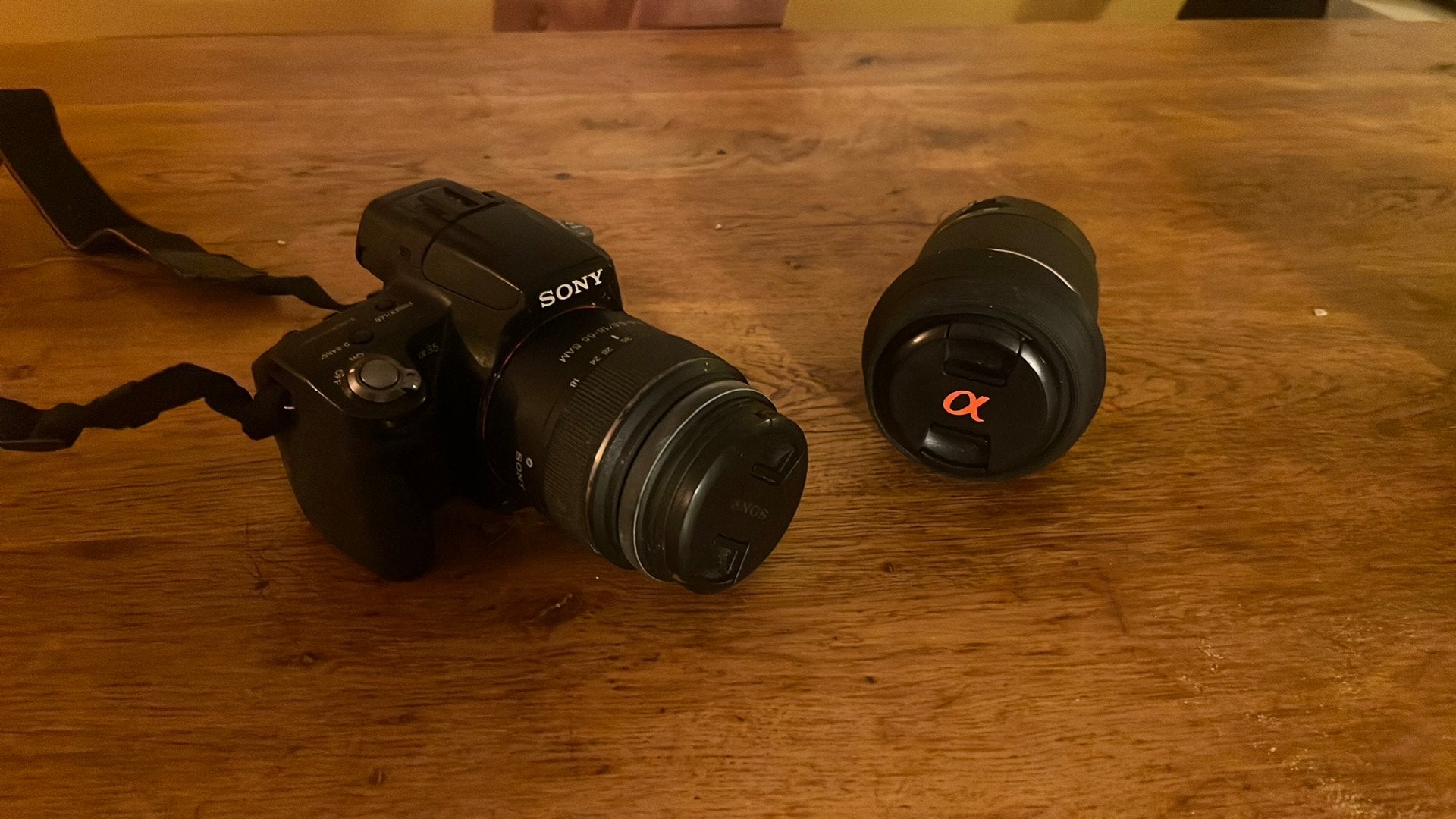 Sony Alpha 35 met extra lens, Audio, Tv en Foto, Gebruikt, Spiegelreflex, Ophalen of Verzenden, 4 t/m 7 keer