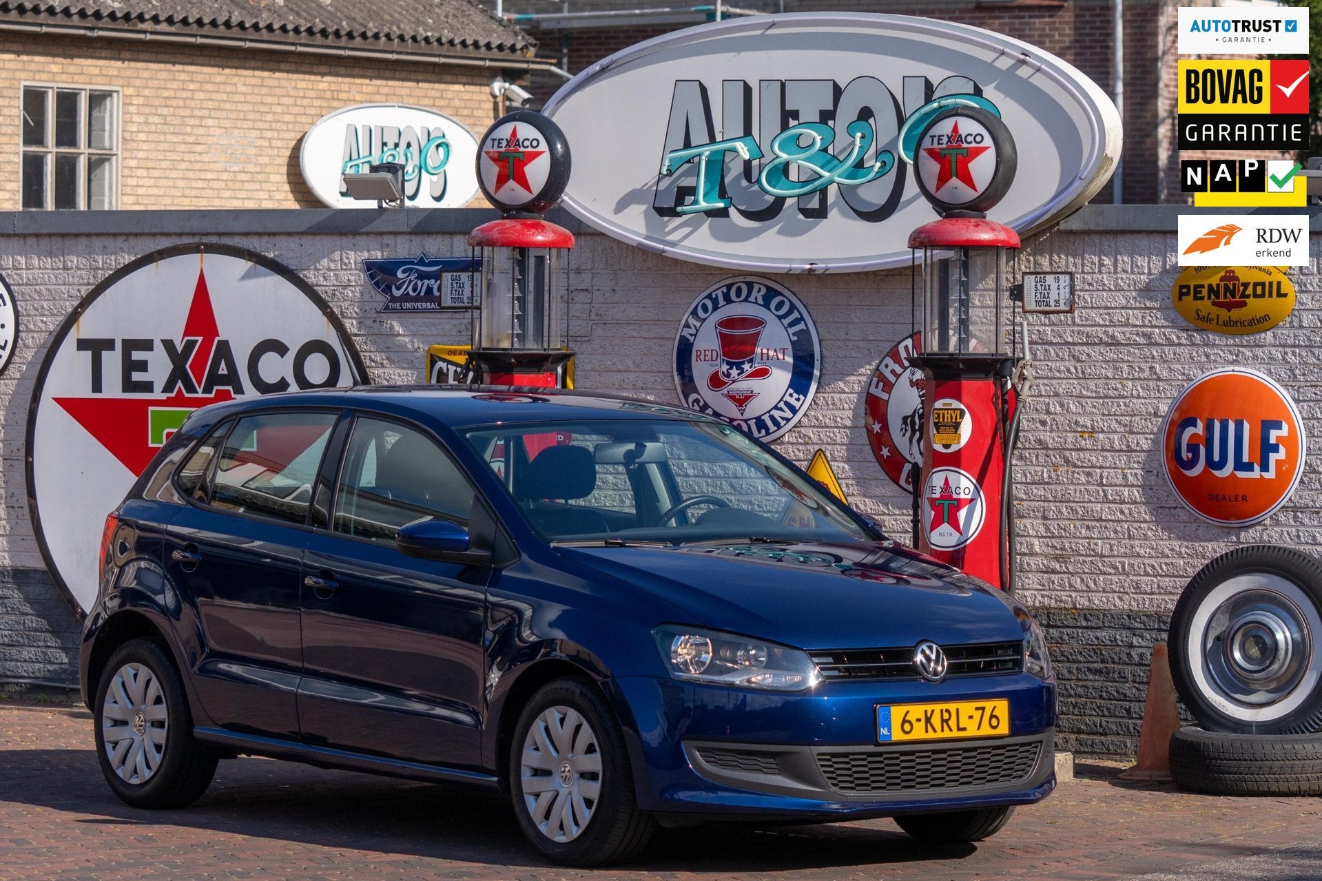 Volkswagen Polo 1.2 TSI BlueMotion Edition 1e Eigenaar +NAP, Auto's, Stof, 4 cilinders, Blauw, Origineel Nederlands