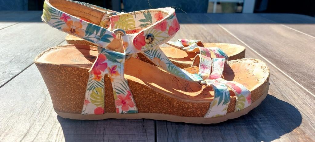 Panama Jack sandalen met bloemenprint maat 41, Overige kleuren, Panama Jack, Gedragen, Sandalen of Muiltjes