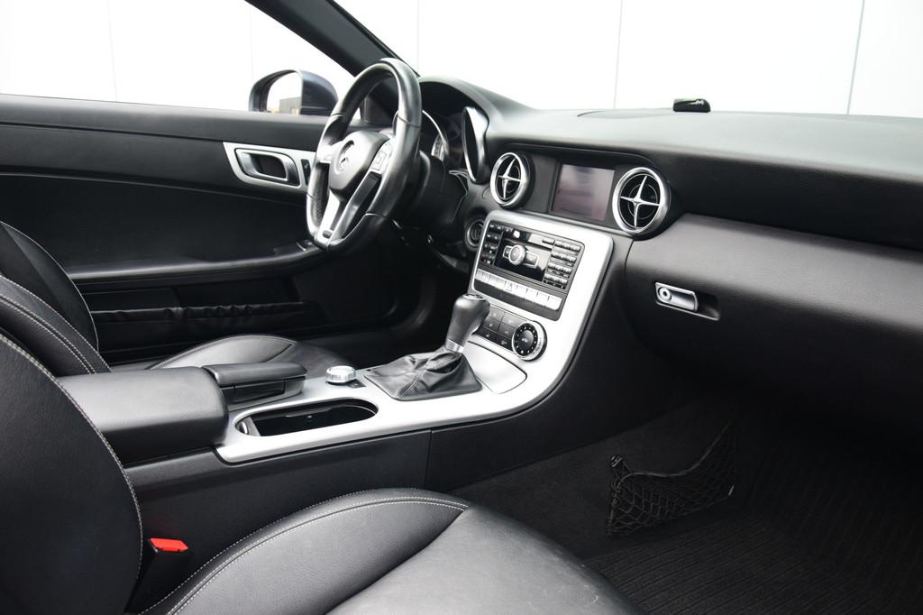 Mercedes-Benz SLK 200 Automaat Airscarf Leer/Verwarmd Pano C, Auto's, Mercedes-Benz, Automaat, Euro 5, Gebruikt, 4 cilinders