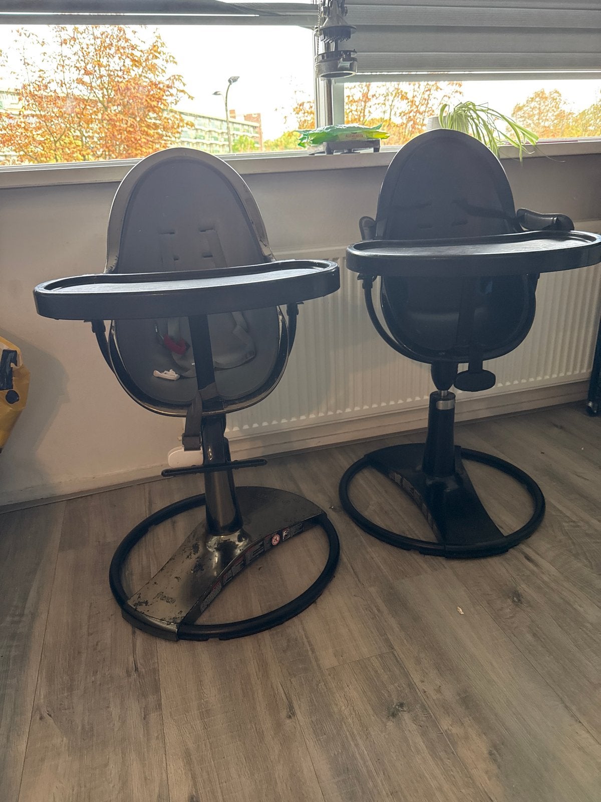 Bloom Fresco kinderstoelen (2 stuks) met eetblad, Ophalen of Verzenden, Gebruikt, Overige typen, Afneembaar eetblad