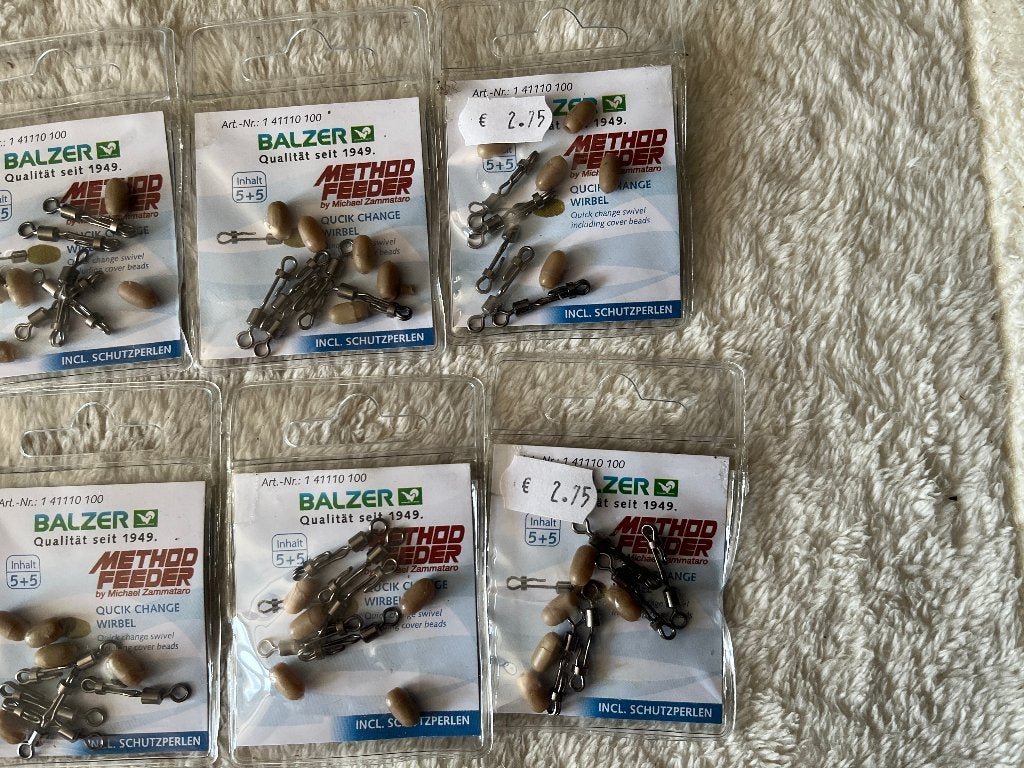 adv 248 / NIEUW mixset 8 pakjes diverse feederbeads BALZER, Watersport en Boten, Ophalen of Verzenden, Nieuw, Overige typen