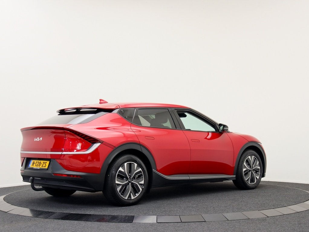 Kia Ev6 58 kWh | Trekhaak | All-seasonbanden | SOH 96,4%, Auto's, Kia, Automaat, Gebruikt, Automatische klimaatregeling, Origineel Nederlands