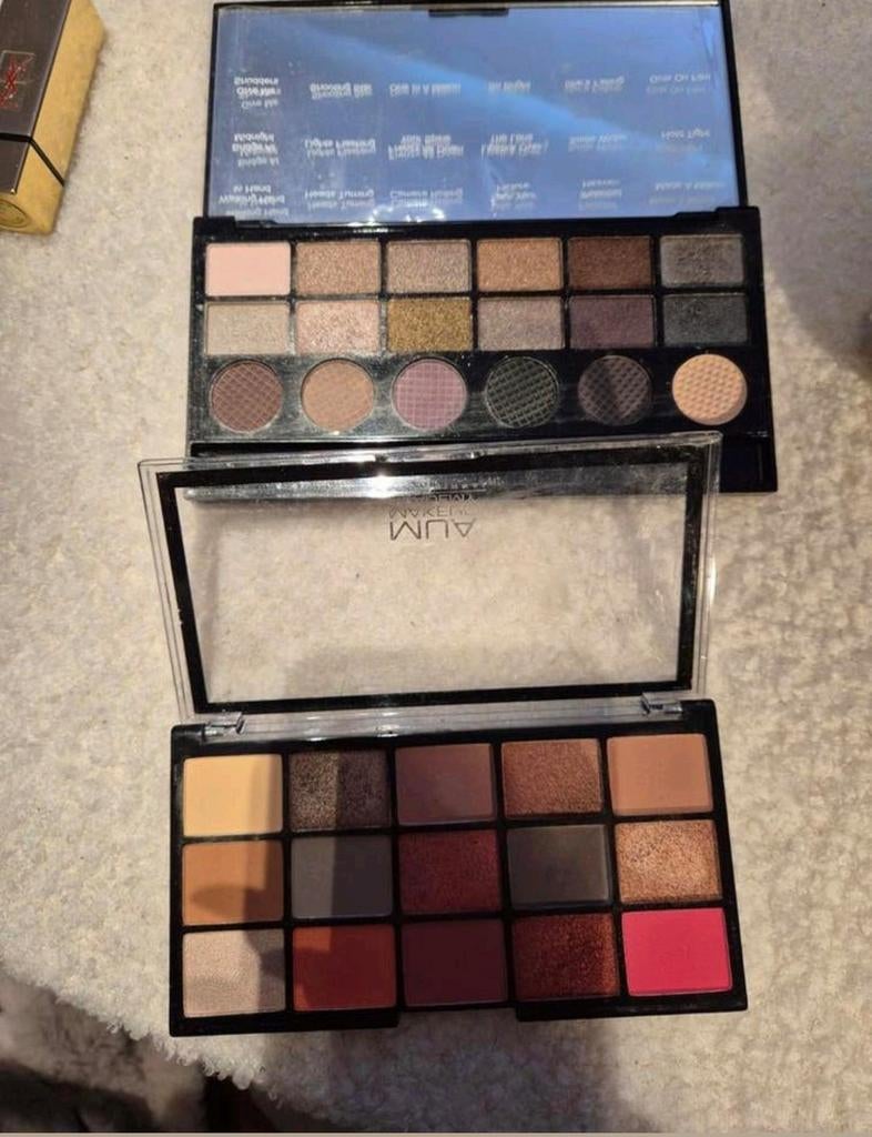 Eyeshadow palettes van MUA  en MakeUp Revolution! Makeup, Ophalen of Verzenden, Zo goed als nieuw, Ogen, Make-up